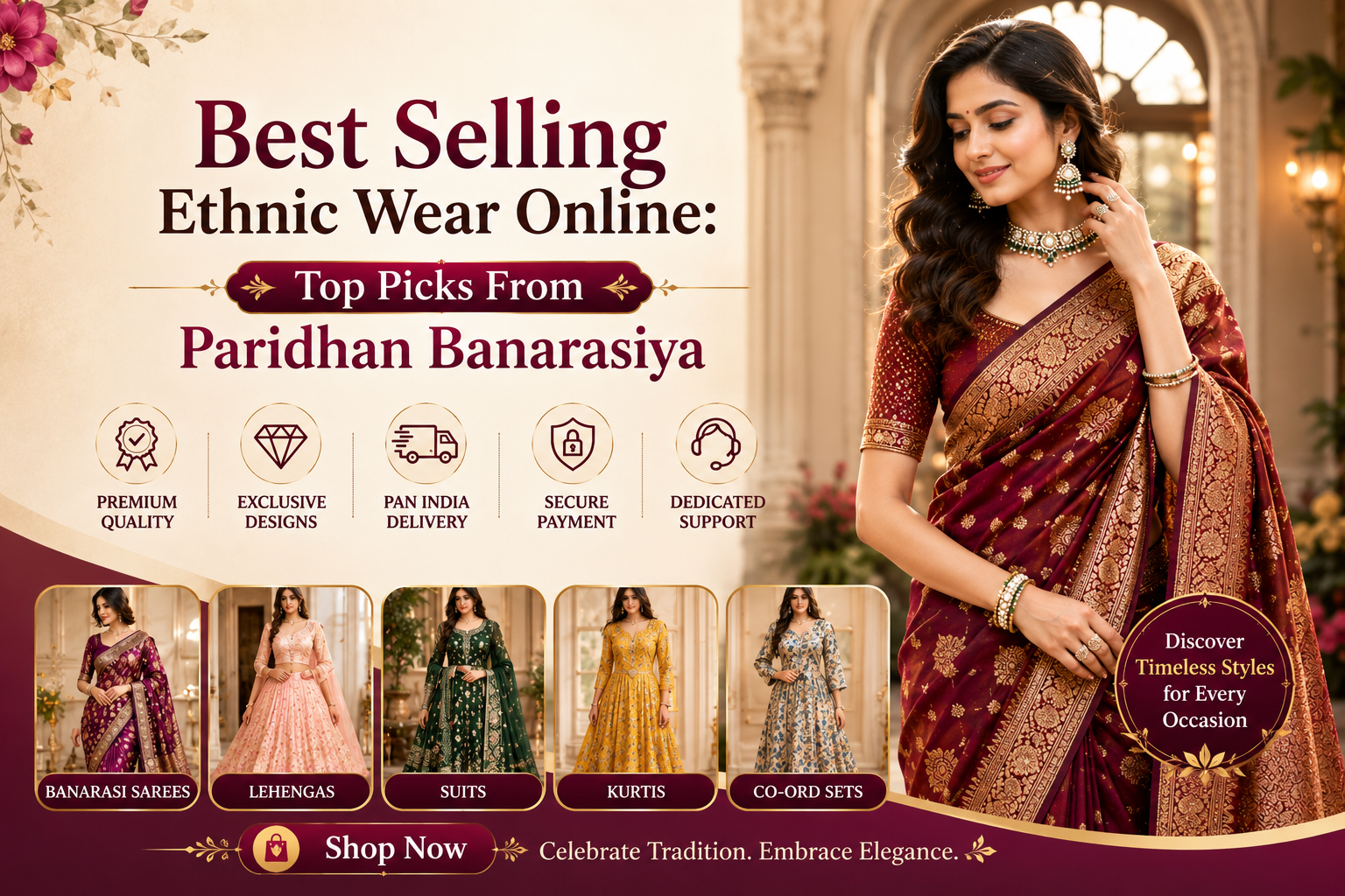 Best Selling Ethnic Wear Online: Top Picks From Paridhan Banarasiya